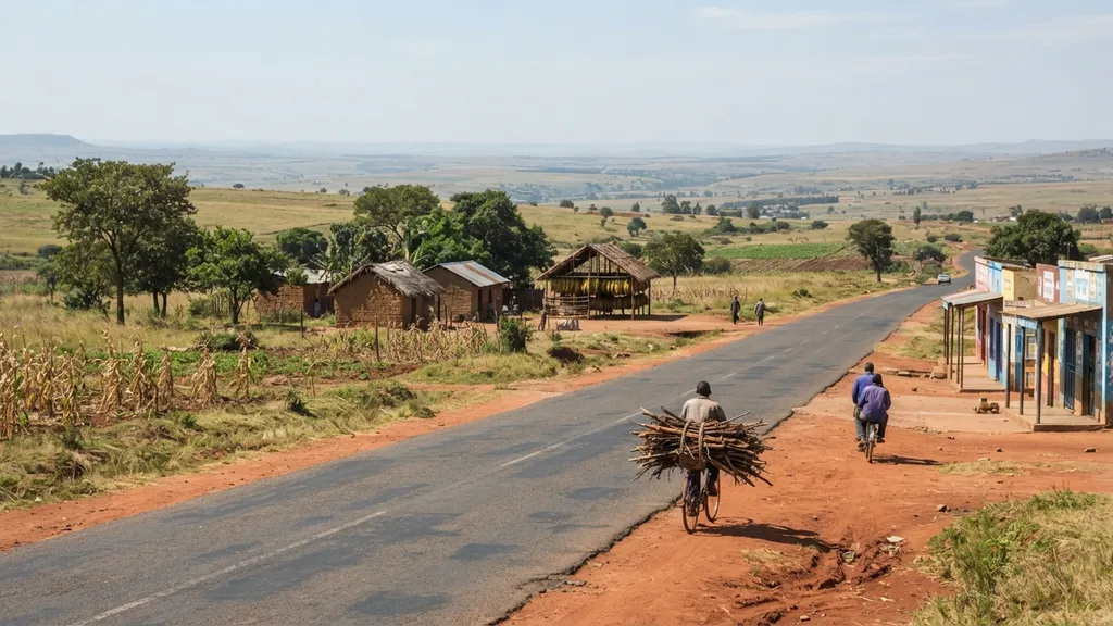 The AI-generated scene for 2026-08-25, depicting Kasungu, Malawi.