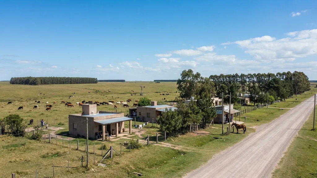 The AI-generated scene for 2026-09-01, depicting Durazno, Uruguay.