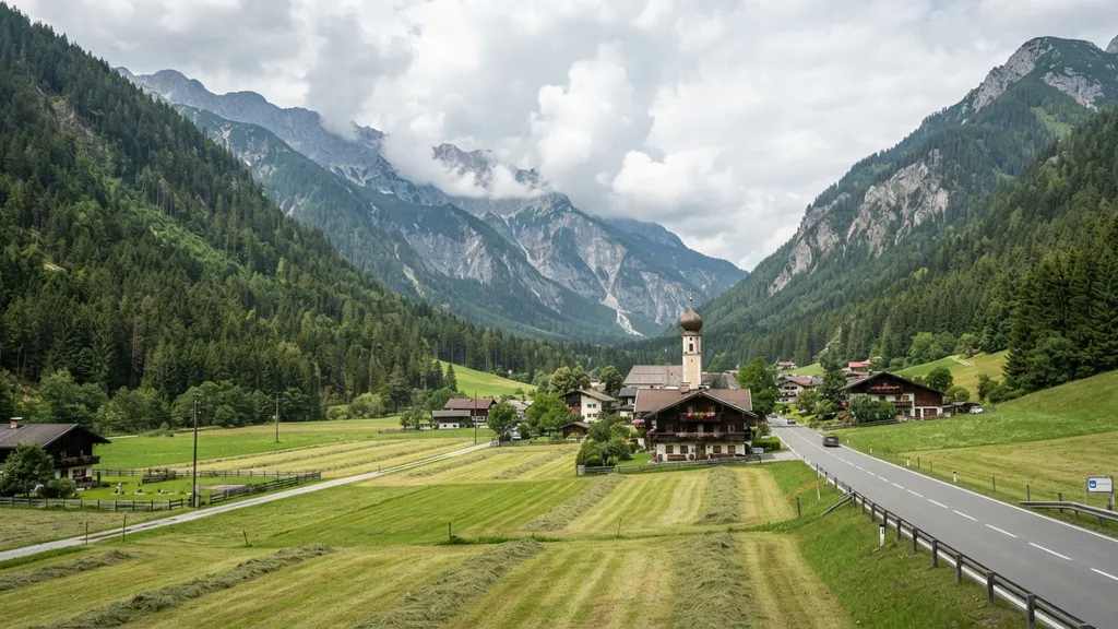 The AI-generated scene for 2026-09-03, depicting Liezen, Austria.